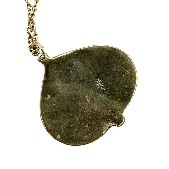 Abalone and Jet Alpaca Necklace from Mexico - Picture 3 of 5